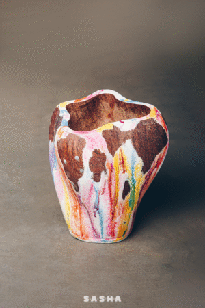 Mate Clásico Algarrobo Multicolor